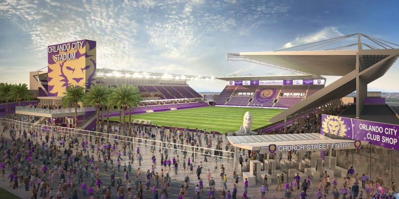 Orlando City: jogo de futebol nos EUA