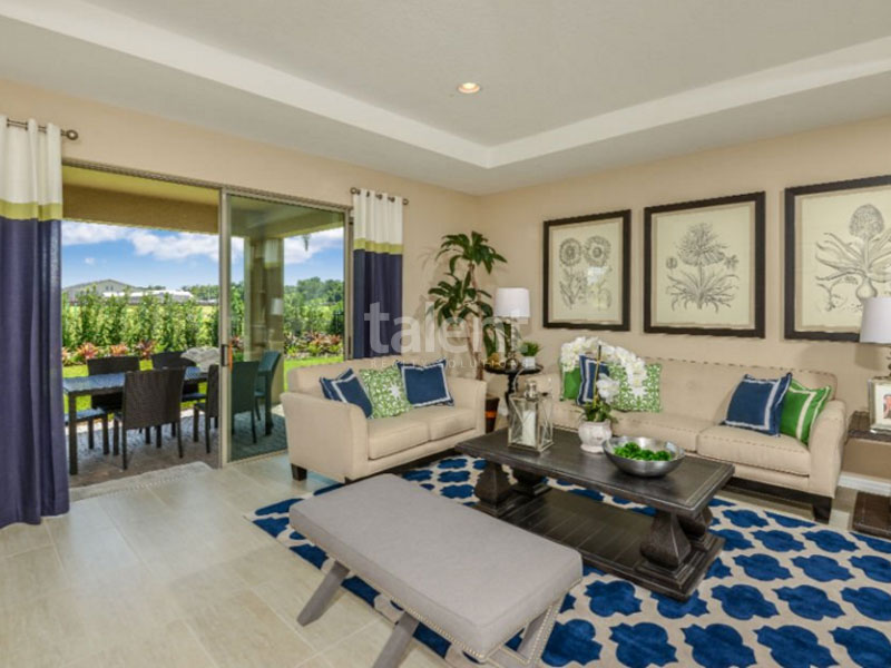 Lakeshore at Narcoossee - Casa nova em Lake Nona Sala de estar