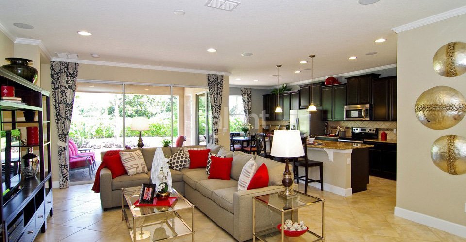 VillageWalk at Lake Nona - Casa ideal para Moradia em Orlando Sala de estar