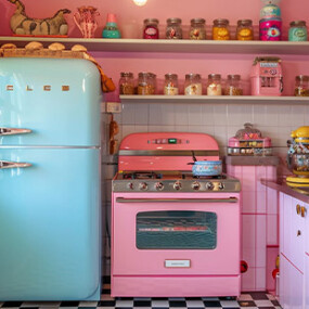 Cozinha Retrô - O charme do passado com a tecnologia do presente
